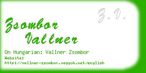 zsombor vallner business card